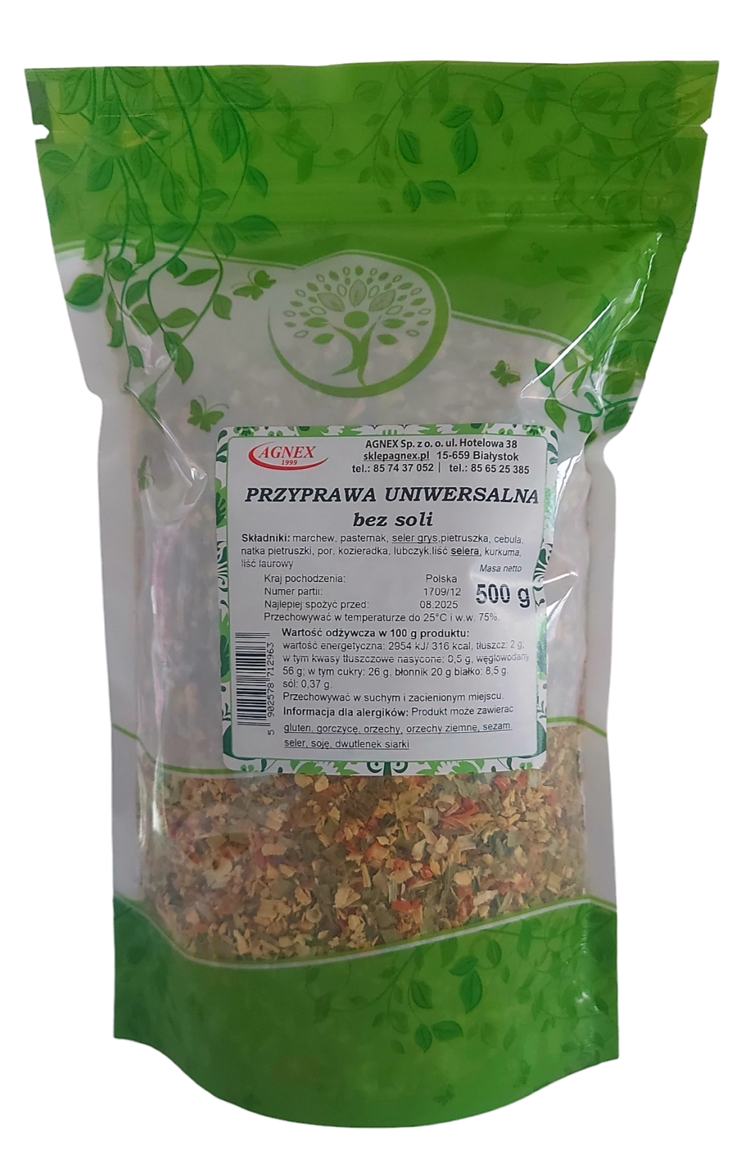 Przyprawa uniwersalna bez soli 500g