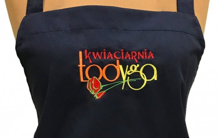 Usługa haftu dla fartucha florystycznego