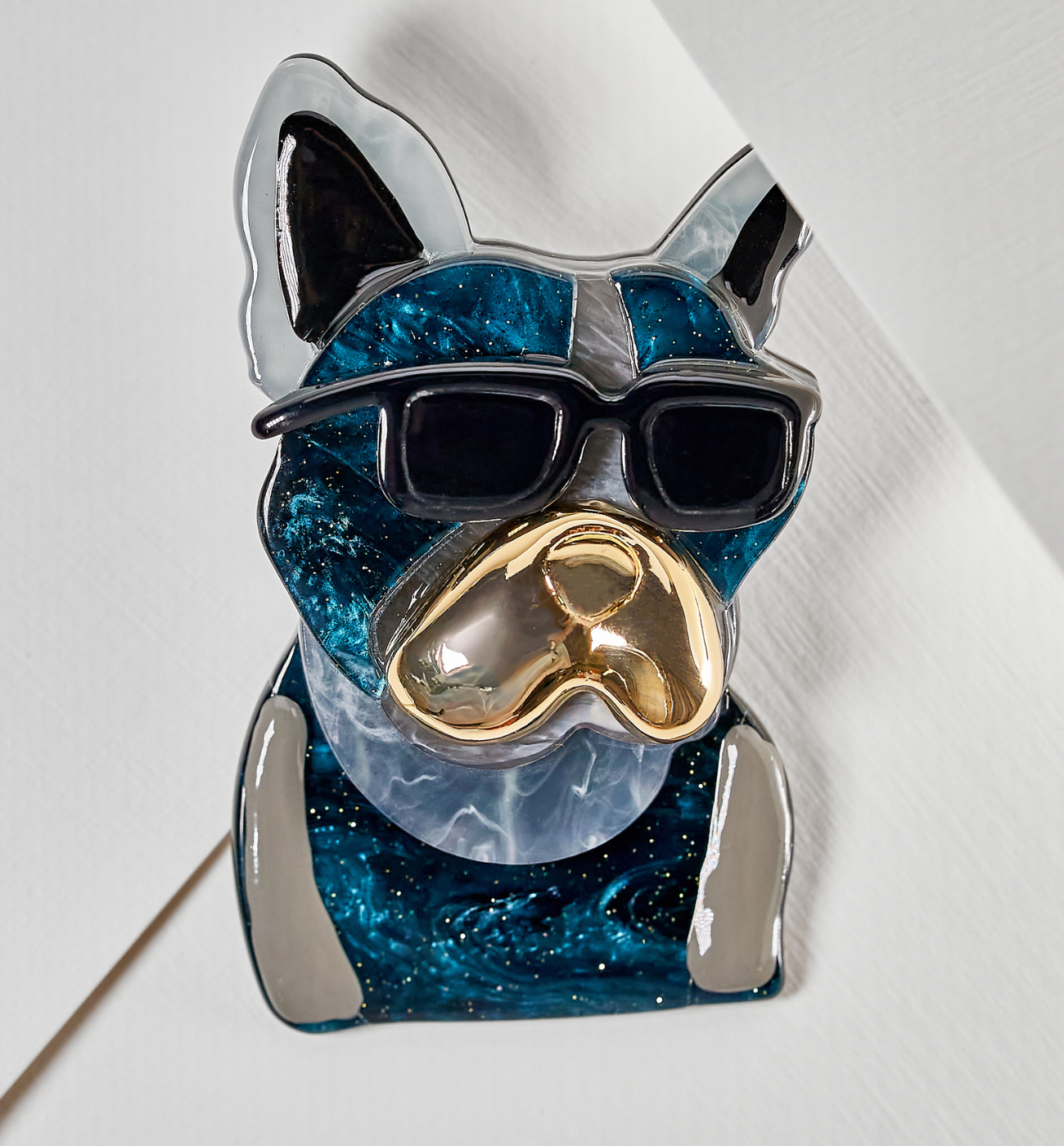Broszka z Bulldogiem Finn BRZA0010 - By Dziubeka