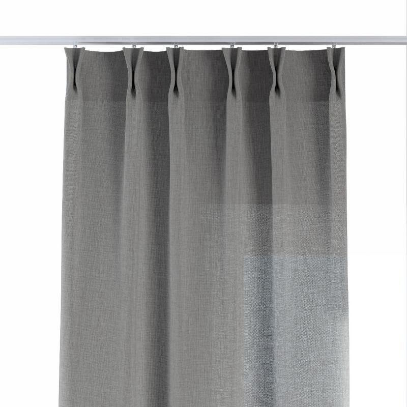 Zasłona na haczykach flex podwójnych 130 x 245 cm Dekoria szary 1 szt.