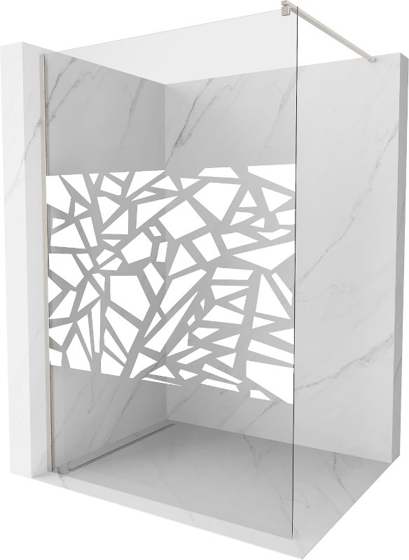 Ścianka prysznicowa Mexen Kioto biały wzór 70x200 cm 800-070-101-97-85 1 szt.