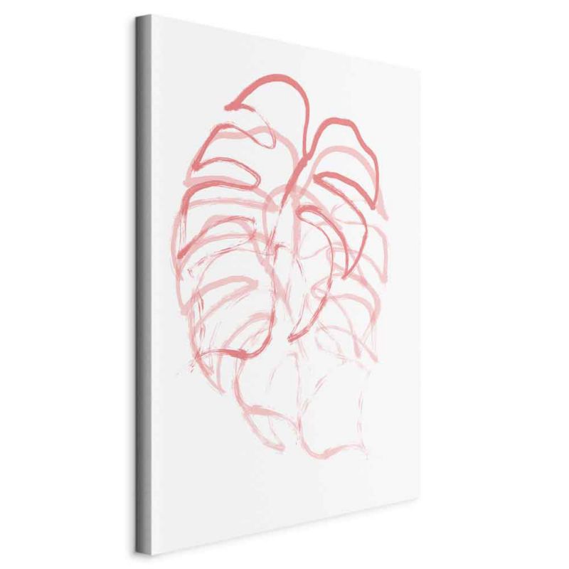 Obraz Artgeist Monstera w ruchu 60 x 90 cm płótno włoskie 1 szt