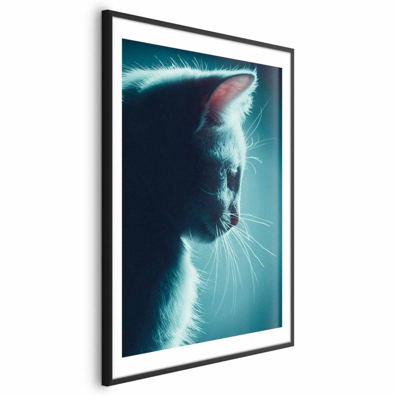 Plakat Artgeist Nocny włóczęga 21x30 cm z ramą czarną 1 szt