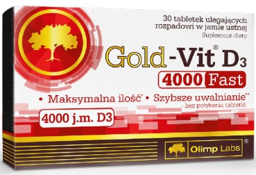 OLIMP LABS Gold-Vit D3 Fast 4000 IU 30 tabl