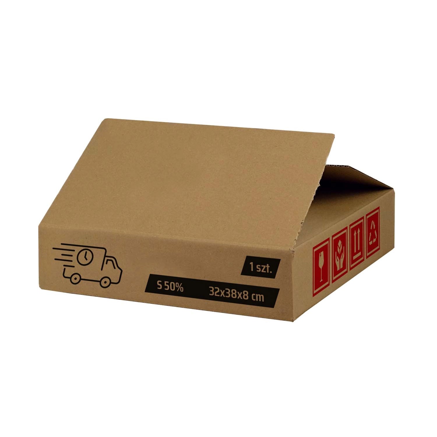 Pudło do paczkomatu S50 R-CAR 32 x 38 x 8 cm 1 szt.