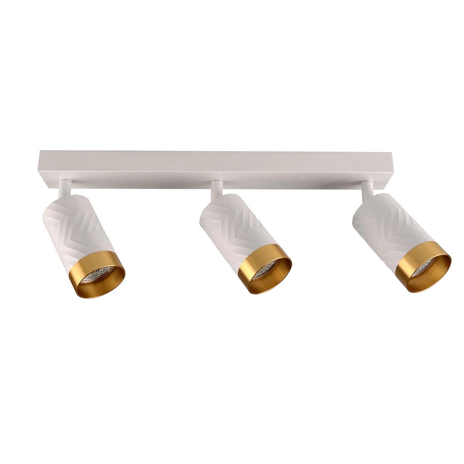 Goldlux Listwa reflektorowa ARRAS 3xGU10 max. 10W biało-złota