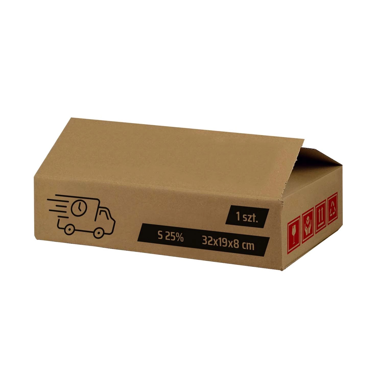 Pudło do paczkomatu S25 R-CAR 32 x 19 x 8 cm 1 szt.