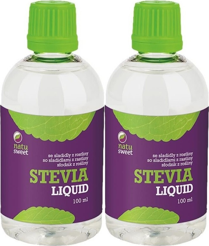 2x Stevia NatuSweet, w płynie, 100 ml