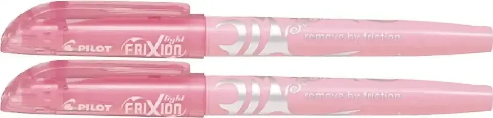 2x Zakreślacz wymazywalny Pilot, Frixion Light Soft, ścięta, 4mm, różowy pastelowy