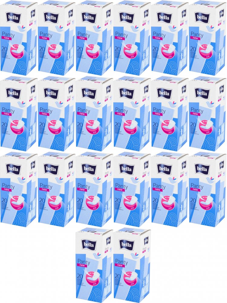 20x Wkładki higieniczne Bella Panty New, 20 sztuk