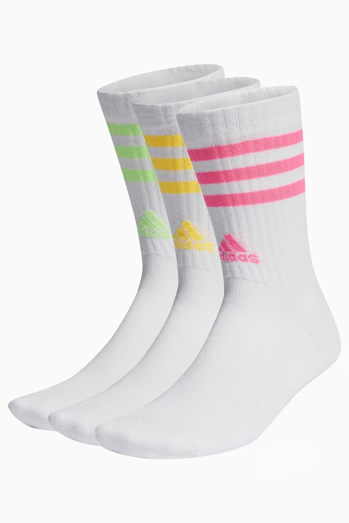 Skarpety adidas 3S Cushioned Crew 3 Pairs - Multikolor