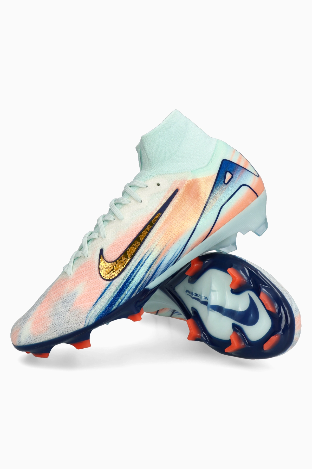 Korki Nike Zoom Mercurial Superfly 10 Elite MDS FG - Błękitny