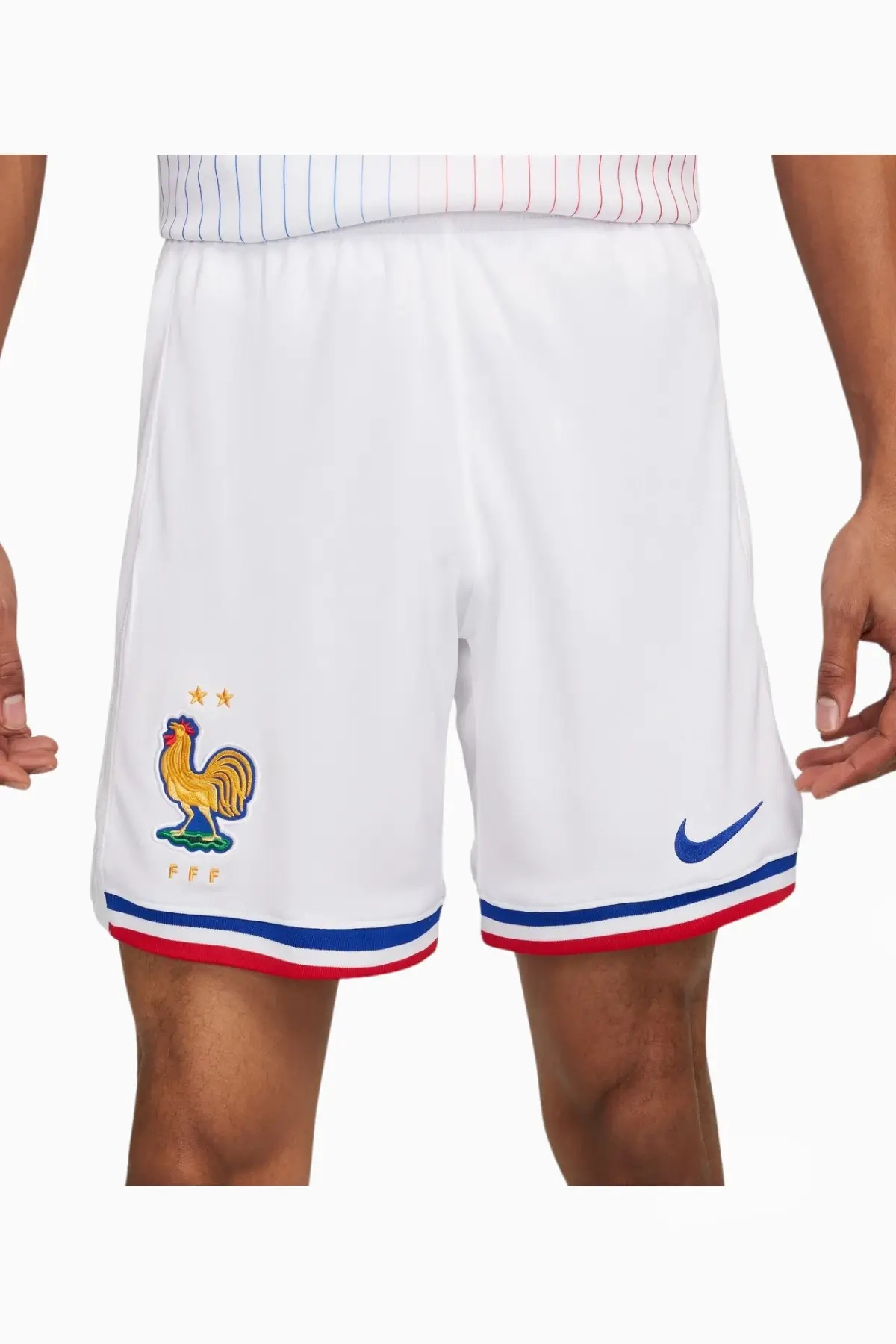 Spodenki Reprezentacji Francji Nike 2024 Domowe Stadium - Biały