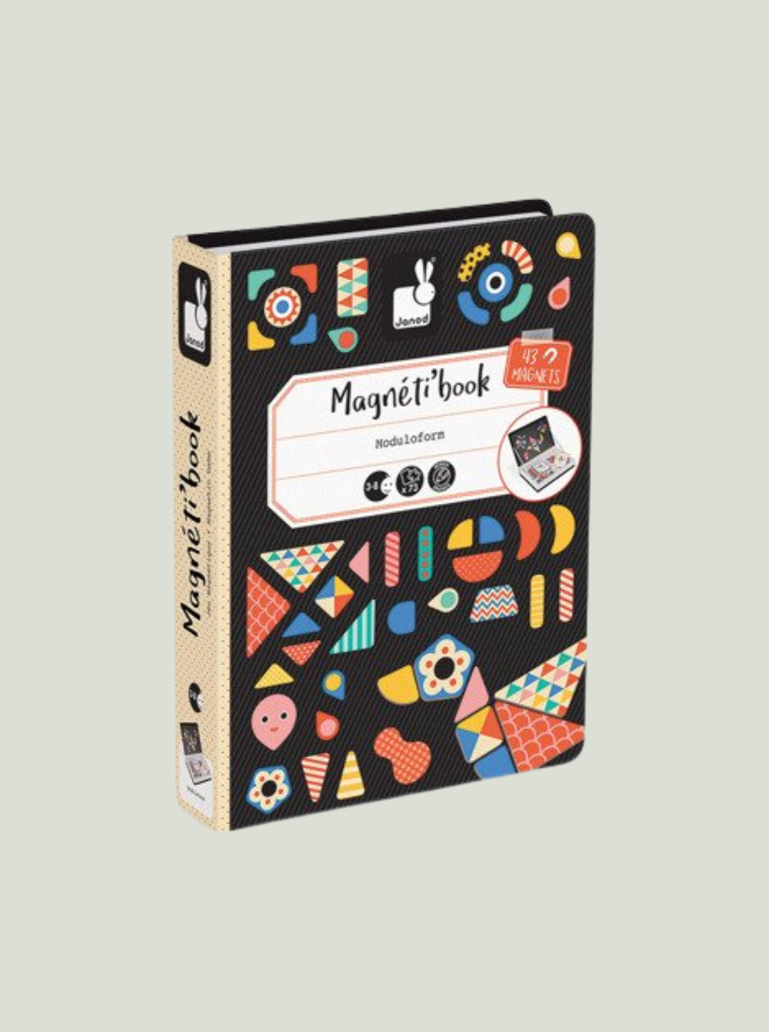 Magnetyczna układanka Kształty Magnetibook JANOD