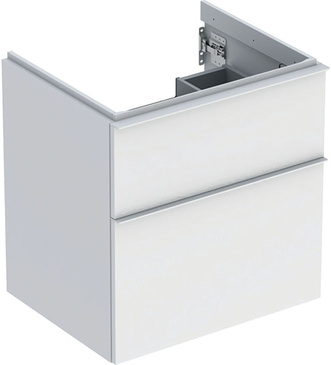 Geberit iCon szafka 59.2 cm podumywalkowa wisząca biały mat 502.303.01.3