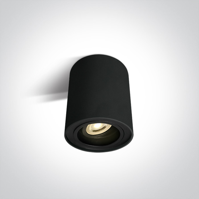 One Light Nemea lampa podsufitowa 1x10W czarna 12105Y/B - Wysyłka w 24h