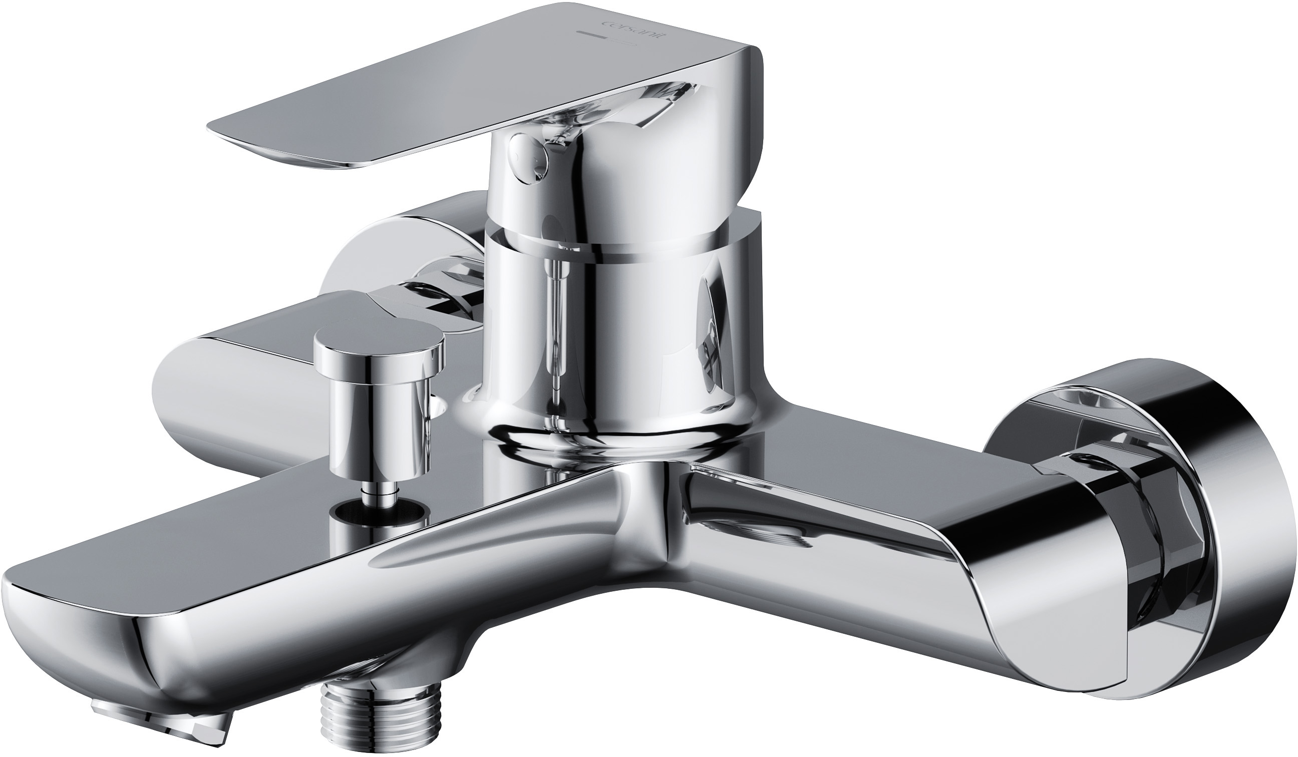 Cersanit City bateria wannowo-prysznicowa ścienna chrom S951-344 - Wysyłka w 24h