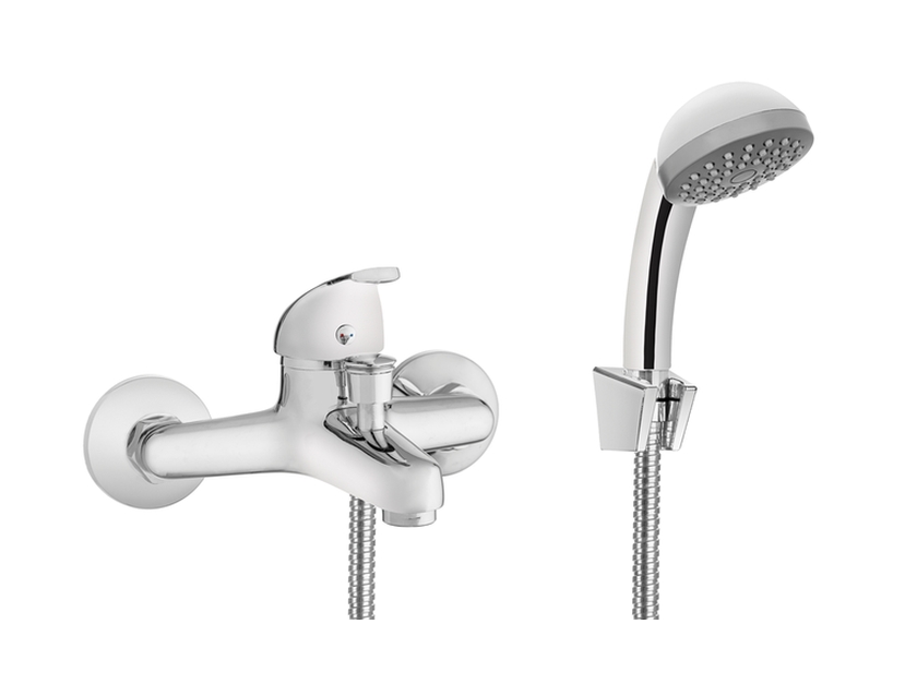 Invena Perea bateria wannowo-prysznicowa ścienna chrom BW-05-001 - Wysyłka w 24h