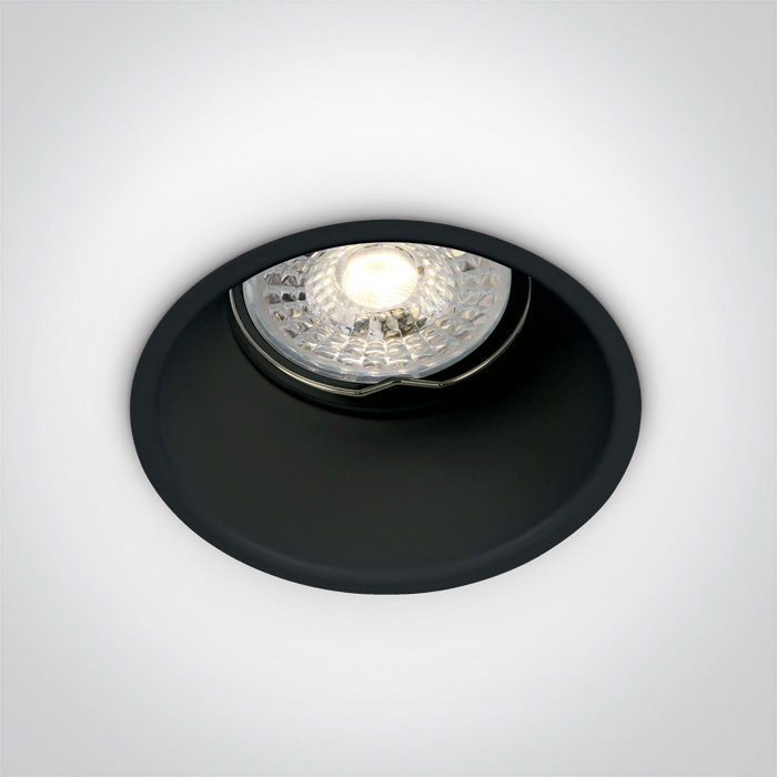 One Light Chulu lampa do zabudowy 1x50W czarna 10105TG/B - Wysyłka w 24h