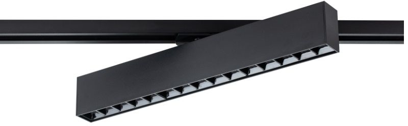 DPM lampa do szynoprzewodów 1x15 W czarny STF2-15W-B