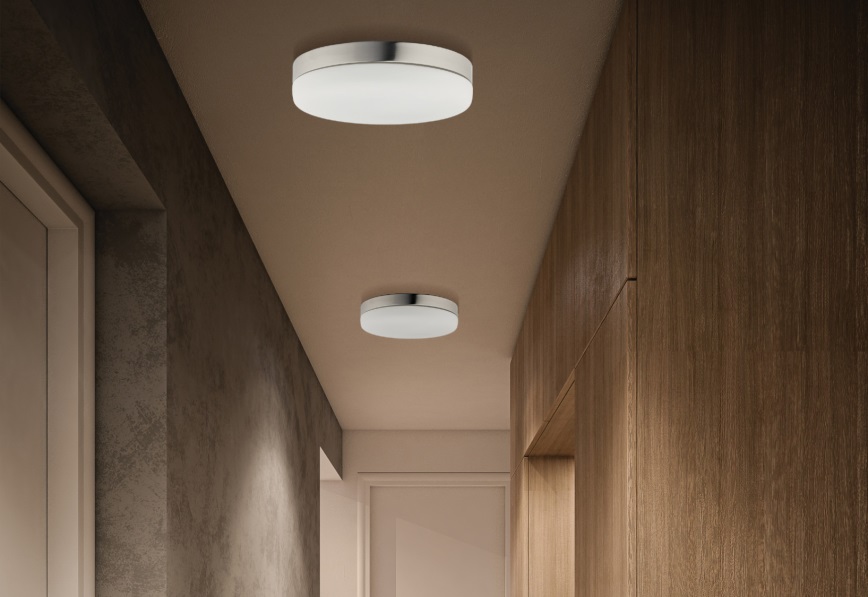 Nowodvorski Lighting Kasai plafon 2x10 W biały-srebrny satynowy 9491