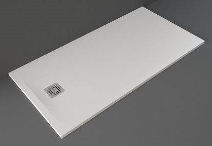 Rak Ceramics Feeling brodzik 80x160 cm prostokątny Raksolid biały RFST080160S500