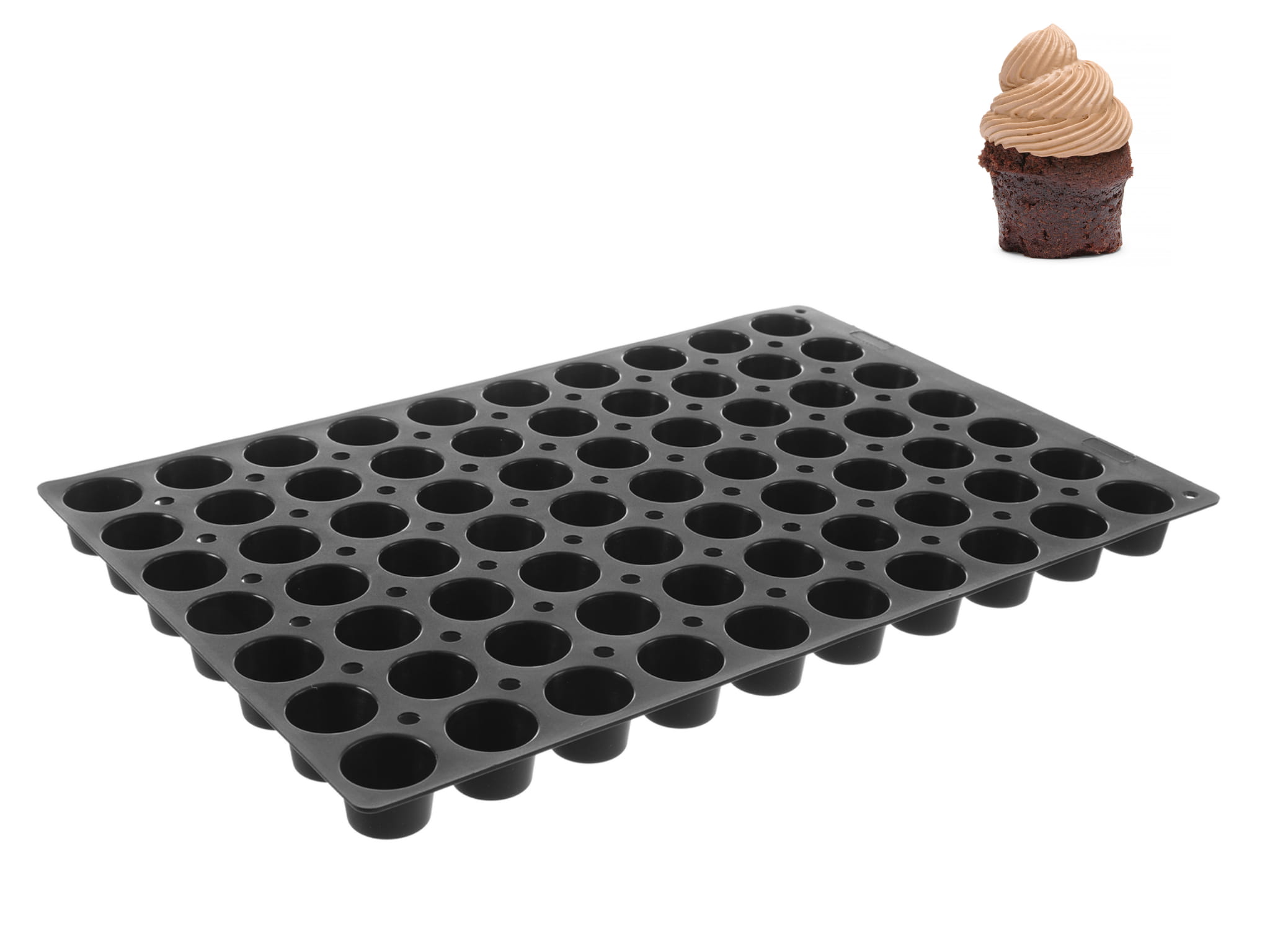 Forma silikonowa na 70 muffinek