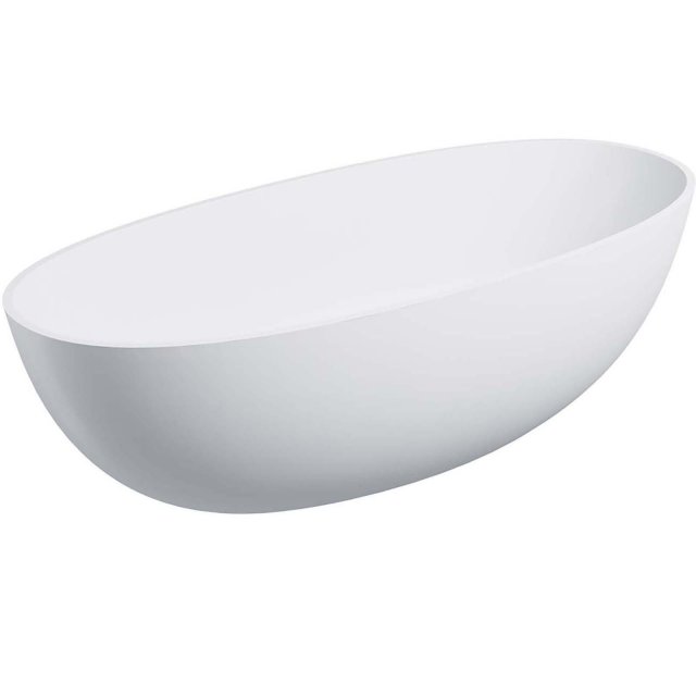 OMNIRES Wanna wolnostojąca SHELL M+ biały mat 175x78 syfon z korkiem