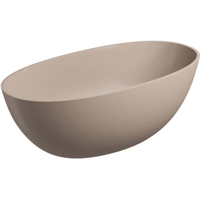 OMNIRES Wanna wolnostojąca SHELL M+ dune beige mat 148x75 syfon z kor