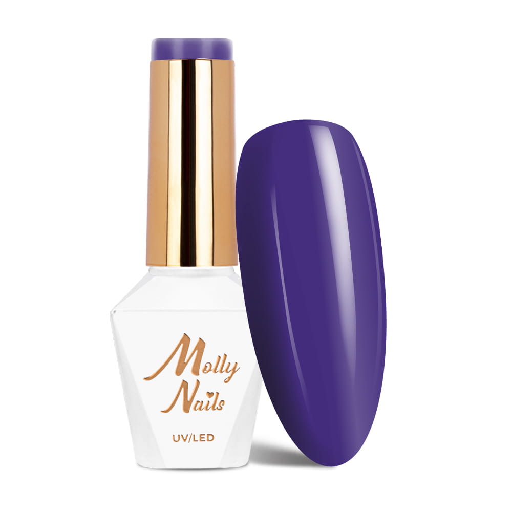 Lakier hybrydowy Molly Nails Inspired by you Pretty Woman HEMA/Di-HEMA Free 8g Nr 58