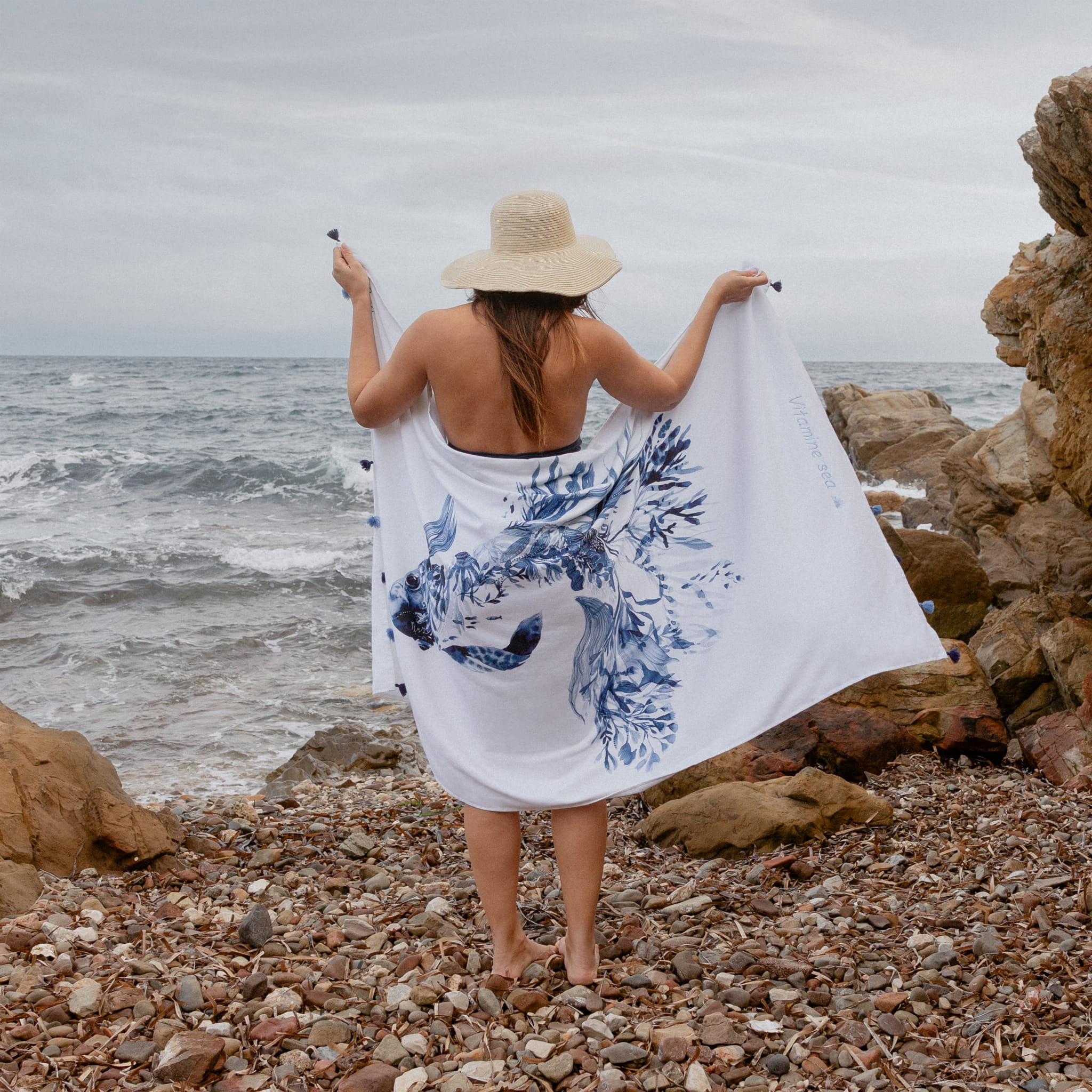 ręcznik plażowy DEMI LUNE FOUTA