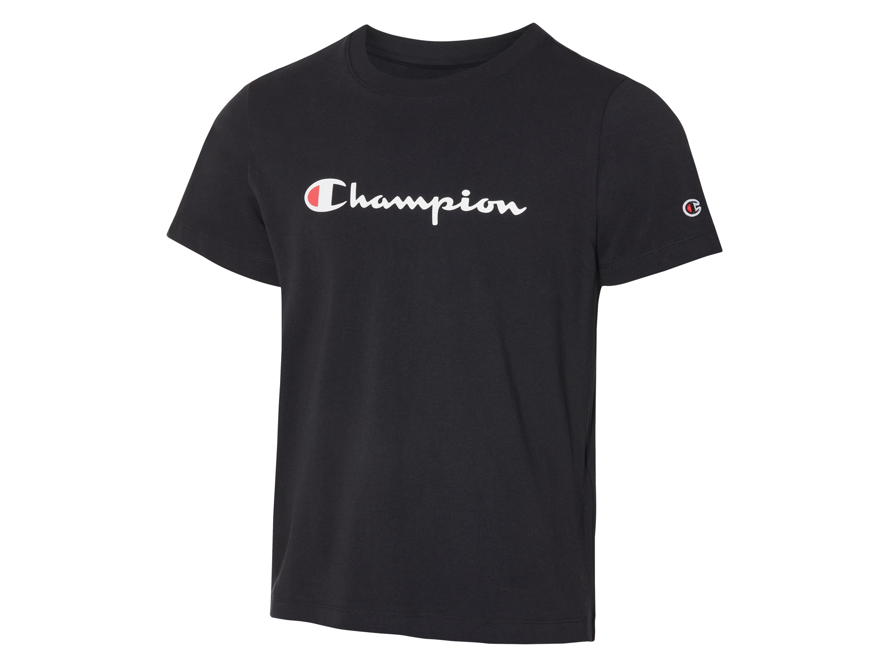 Champion T-shirt męski z bawełny Czarny, XL