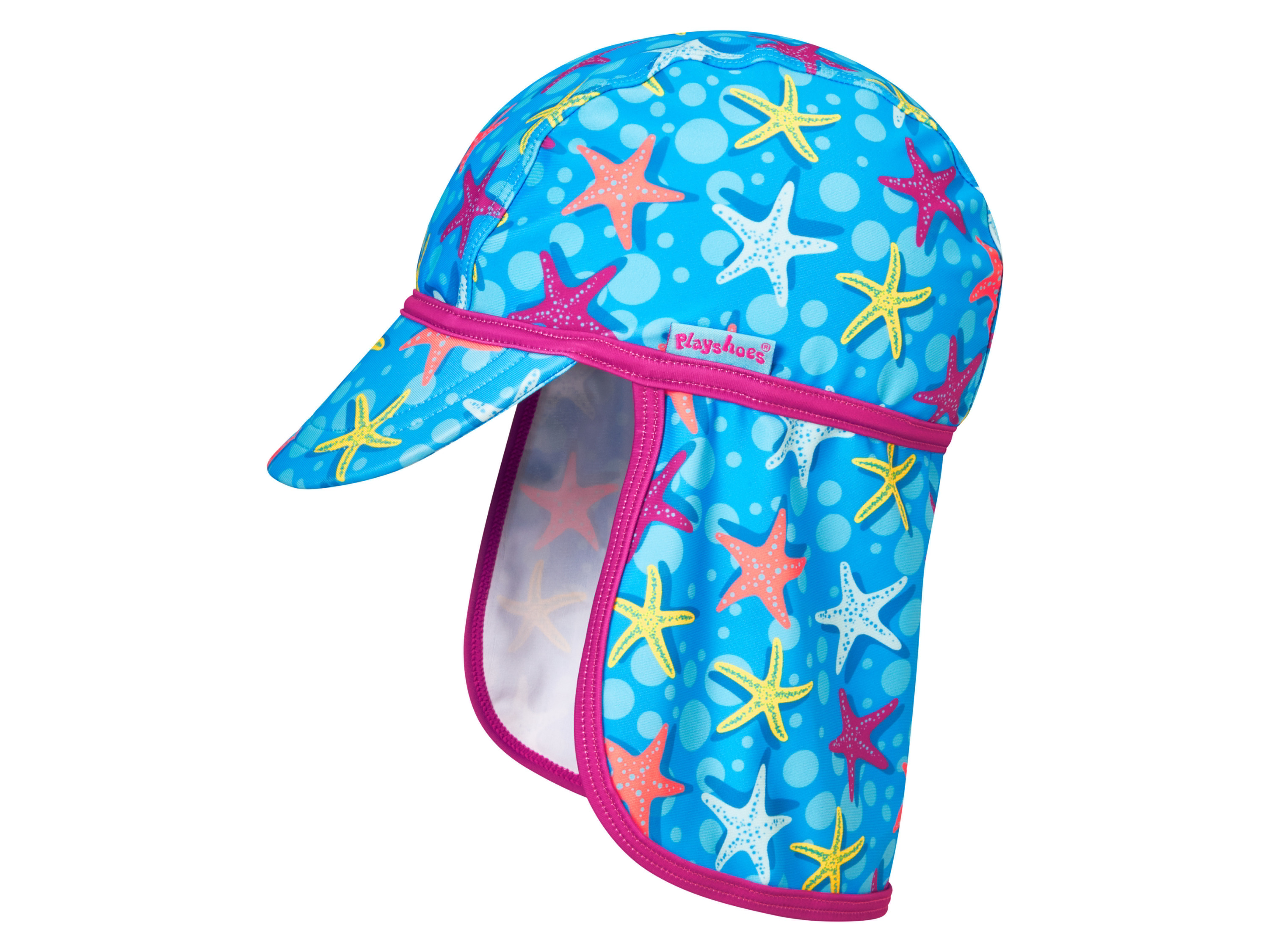 Playshoes Czapka kąpielowa dla dzieci, szybkoschnąca, ochrona UV Rozgwiazda, 50-51