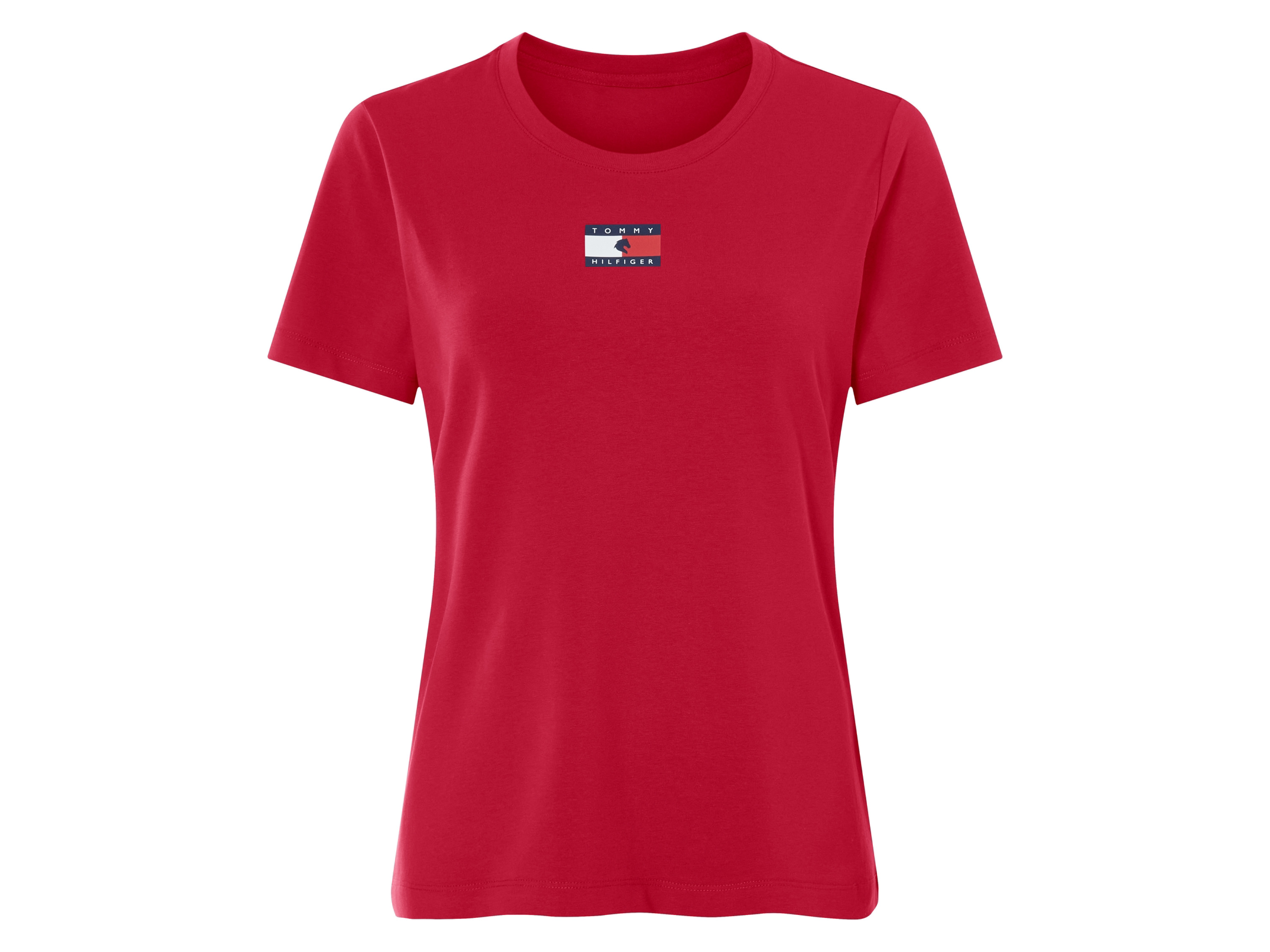 Tommy Hilfiger Equestrian Koszulka damska Equestrian S, Czerwony