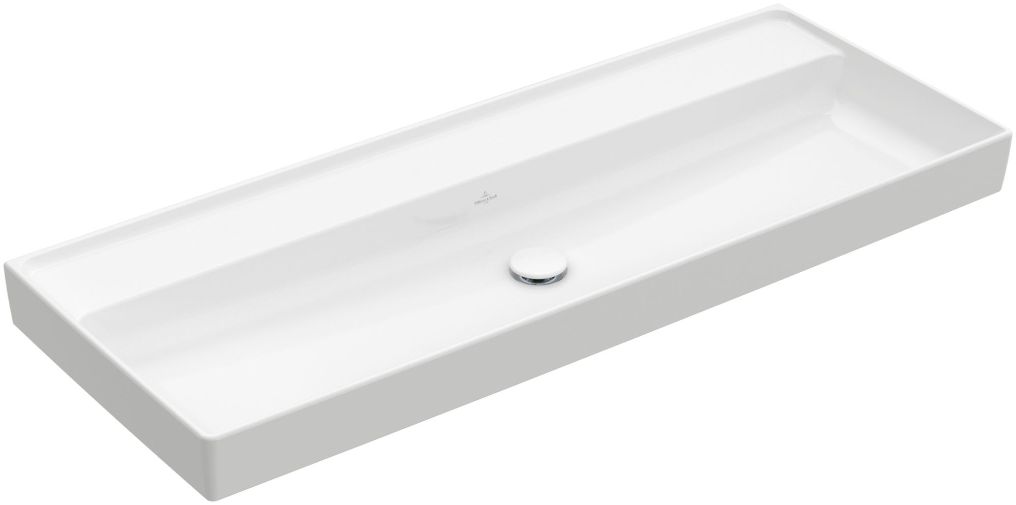 Darmowa Dostawa - Umywalka 120x47 cm prostokątna ścienna-meblowa biała Villeroy & Boch Collaro 4A33C3R1