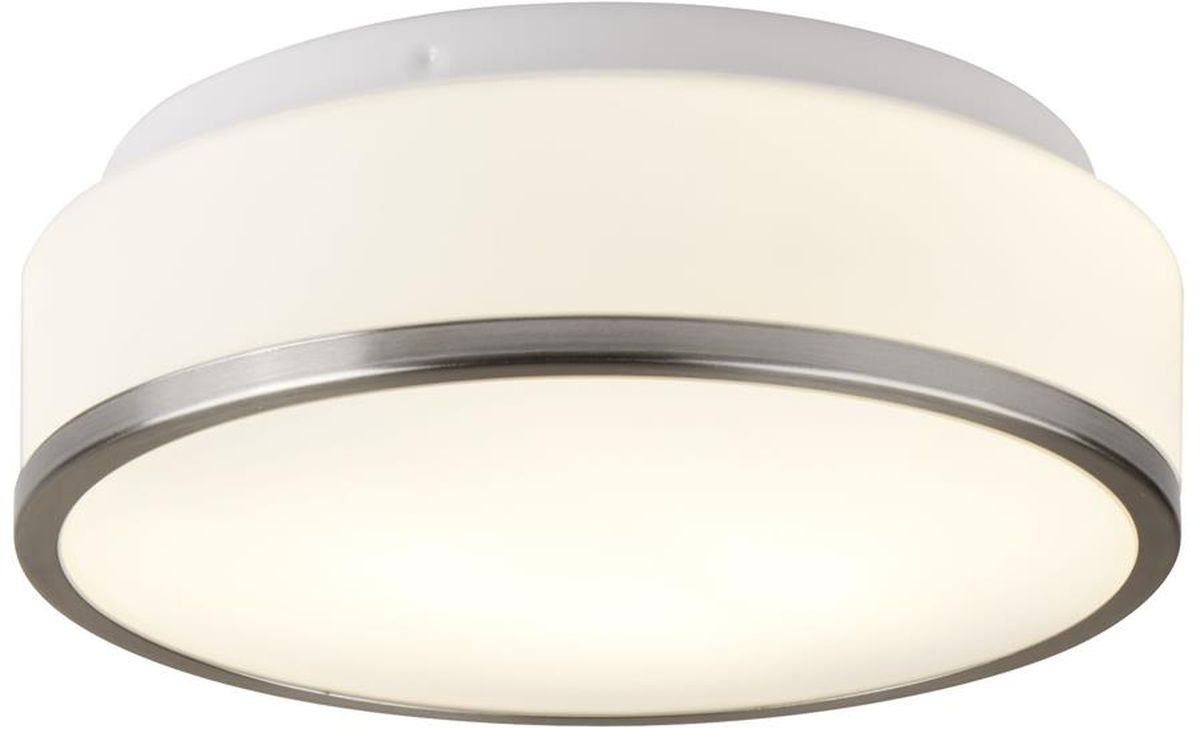 Darmowa Dostawa - Plafon 2x60 W biały-srebrny Searchlight Discs 703928SS