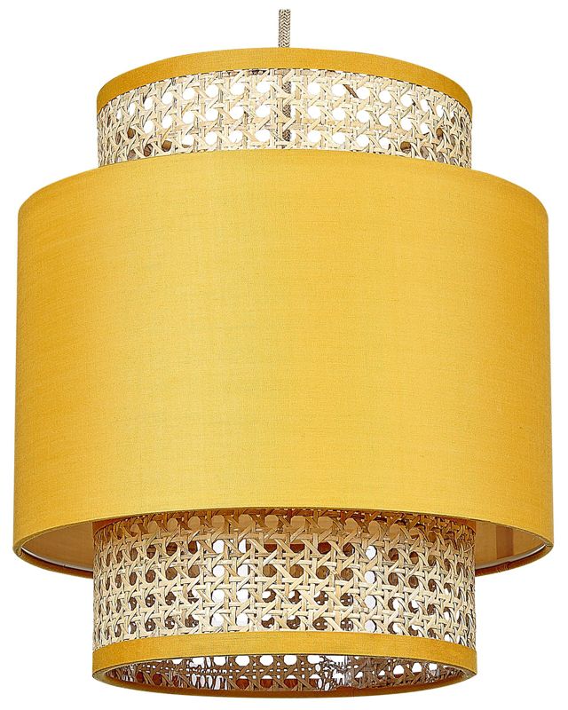 Lampa wisząca Boeri Rattan Musztardowy 1 szt.