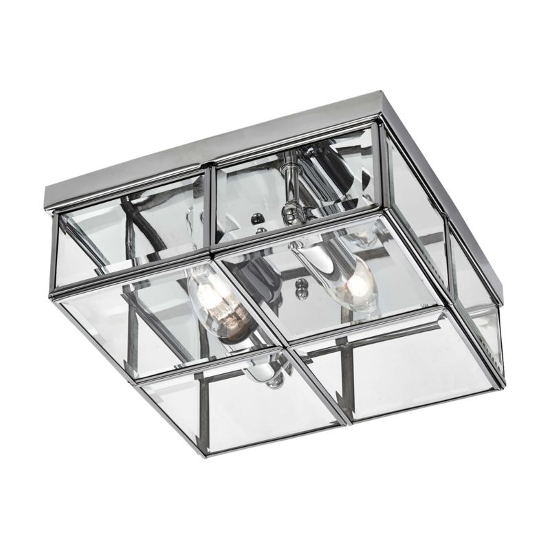 Plafon Light Prestige Monza srebrny 2 x E14 1 szt.