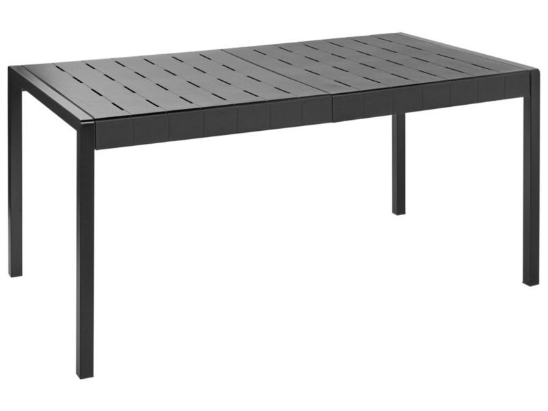 Stół ogrodowy Bartica 154 x 84 cm Czarny 1 szt.