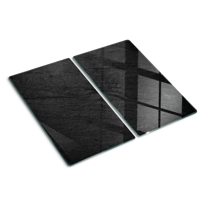 Deska szklana Tulup 2x30x52 cm Czarny Kamień 1 szt.