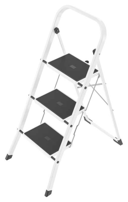 Schodki składane stalowe HAILO K40 BasicLine 3 stopnie 1 szt.