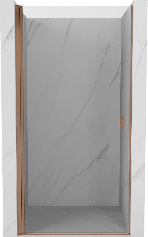 Drzwi prysznicowe Mexen Mist-B miedź szczotkowana 85 cm 1 szt