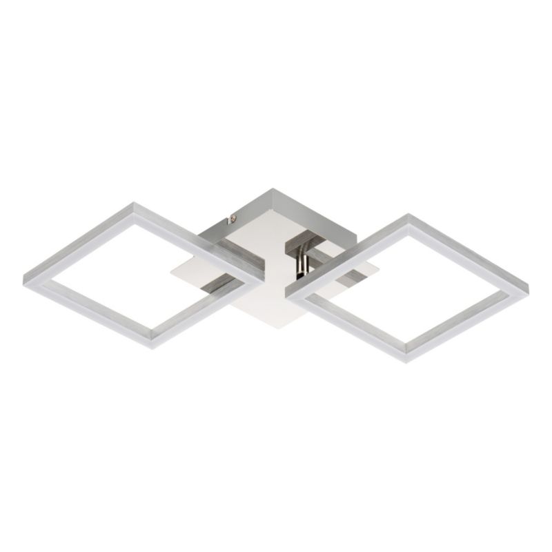 Oprawa oświetleniowa LED LightLogic LL DIJON 2S-LED 66284 plafon srebrny 12W 900lm natynkowy 1 szt