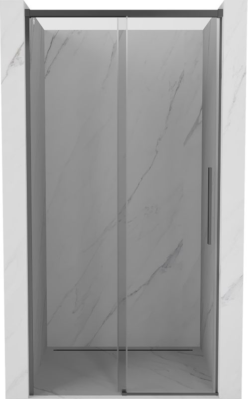 Drzwi prysznicowe rozsuwane Mexen Rox gun metal 105x200 cm 1 szt.