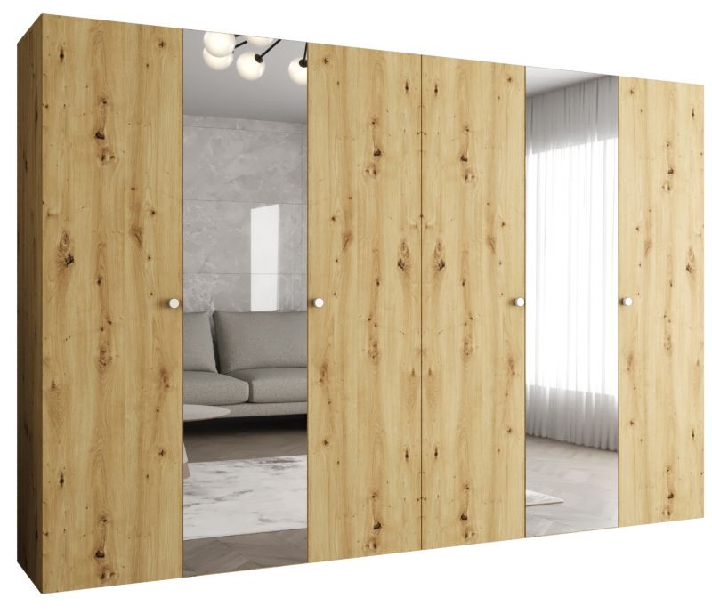 Szafa uchylna Abiks PARMA 2 300 wys. 202 cm Artisan + u. Srebrny 1 szt