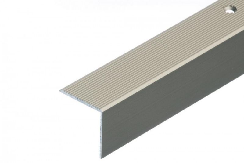 Profil schodowy ryflowany Cezar Szampan 1000x30x30mm aluminium 1 szt.