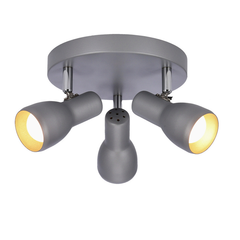 Lampa sufitowa plafon srebrny regulowany Picardo