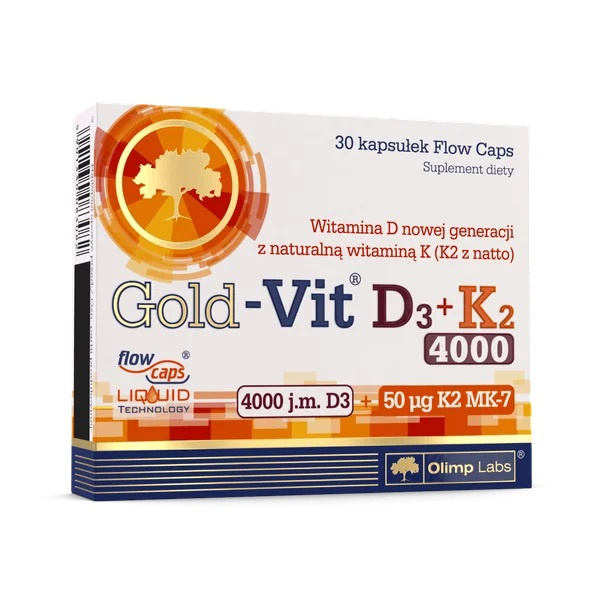 OLIMP LABS Gold-Vit D3+K2 4000 IU 30 kaps