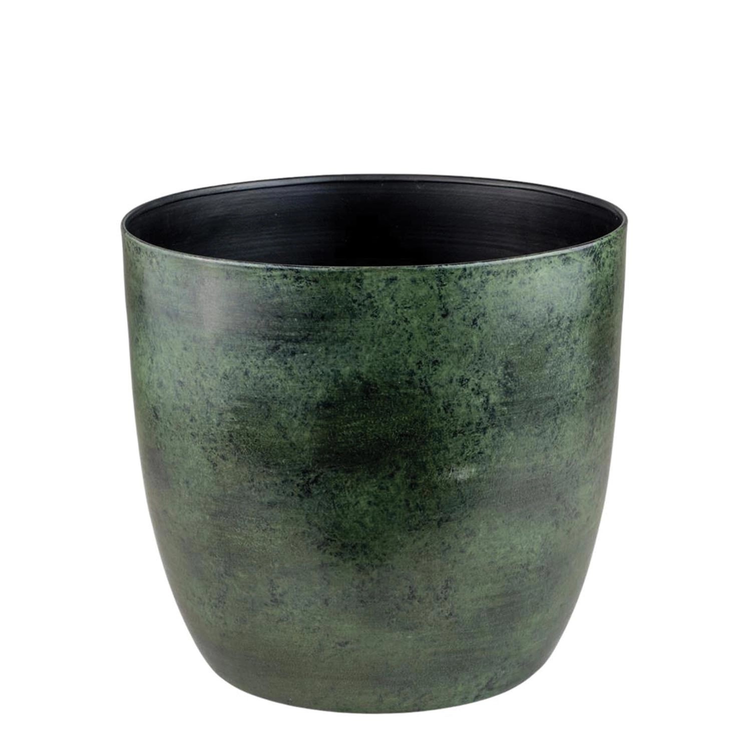 Direct H&G Osłonka Alano zielona metalowa - 16 cm