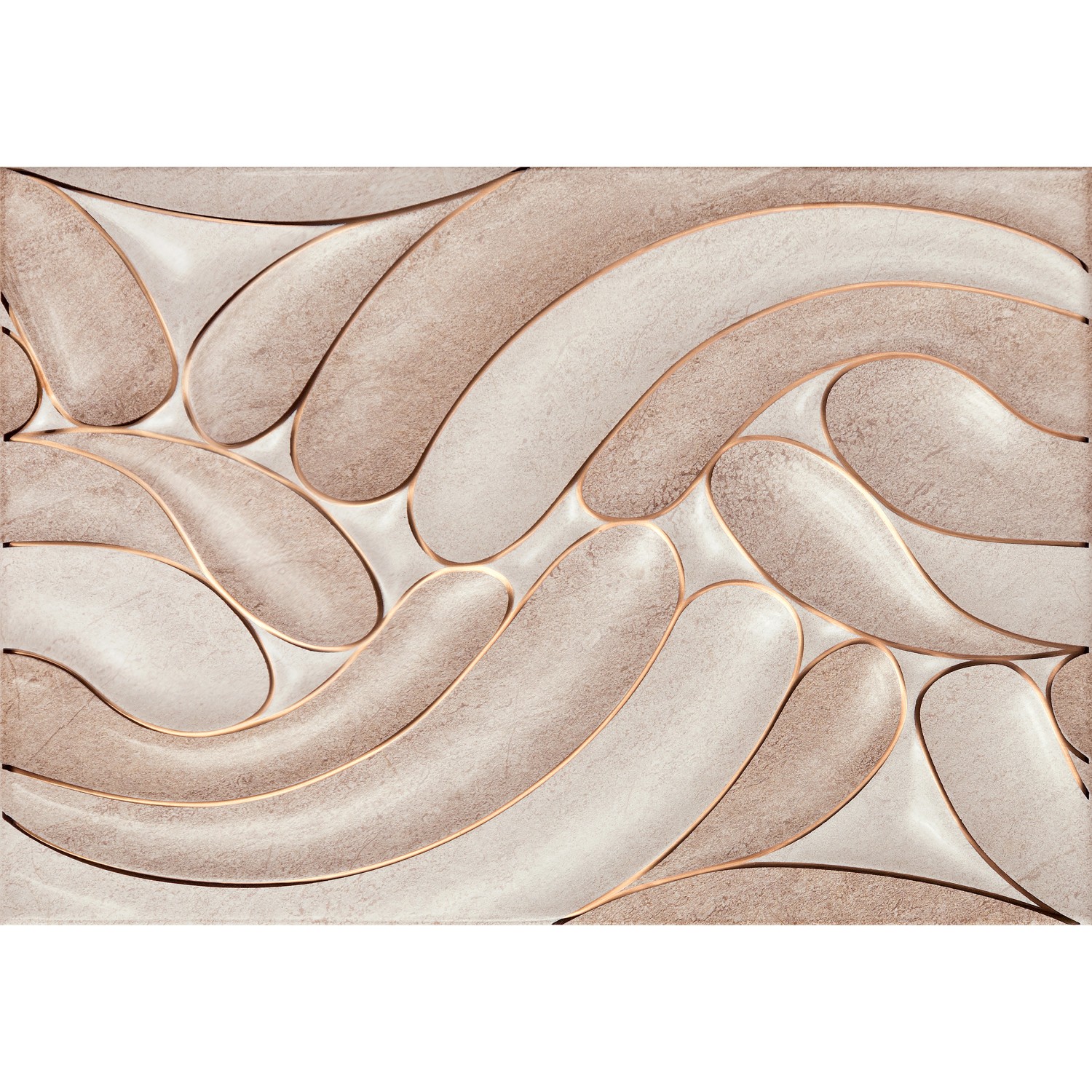 Dekor NAVARA beige 25 cm x 36 cm